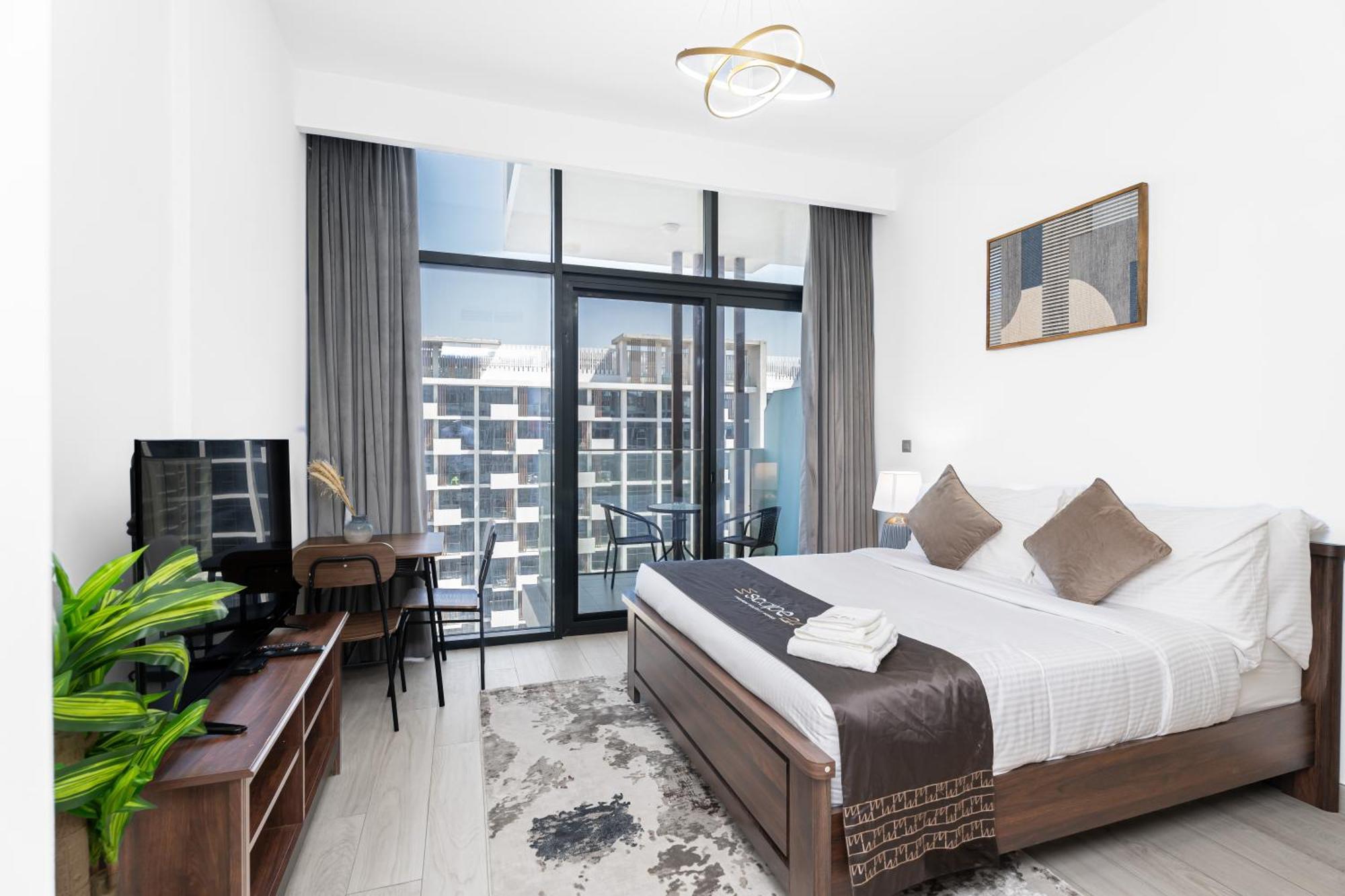 Escape24 Stylish Studio Azizi Riviera 8 Meydan One Dubaï Extérieur photo
