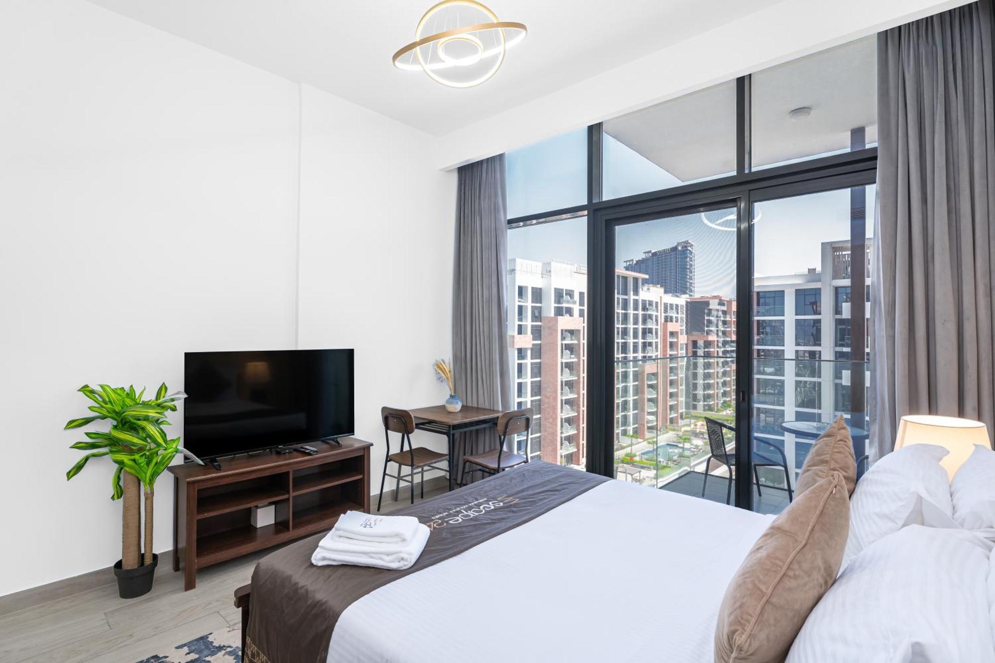 Escape24 Stylish Studio Azizi Riviera 8 Meydan One Dubaï Extérieur photo