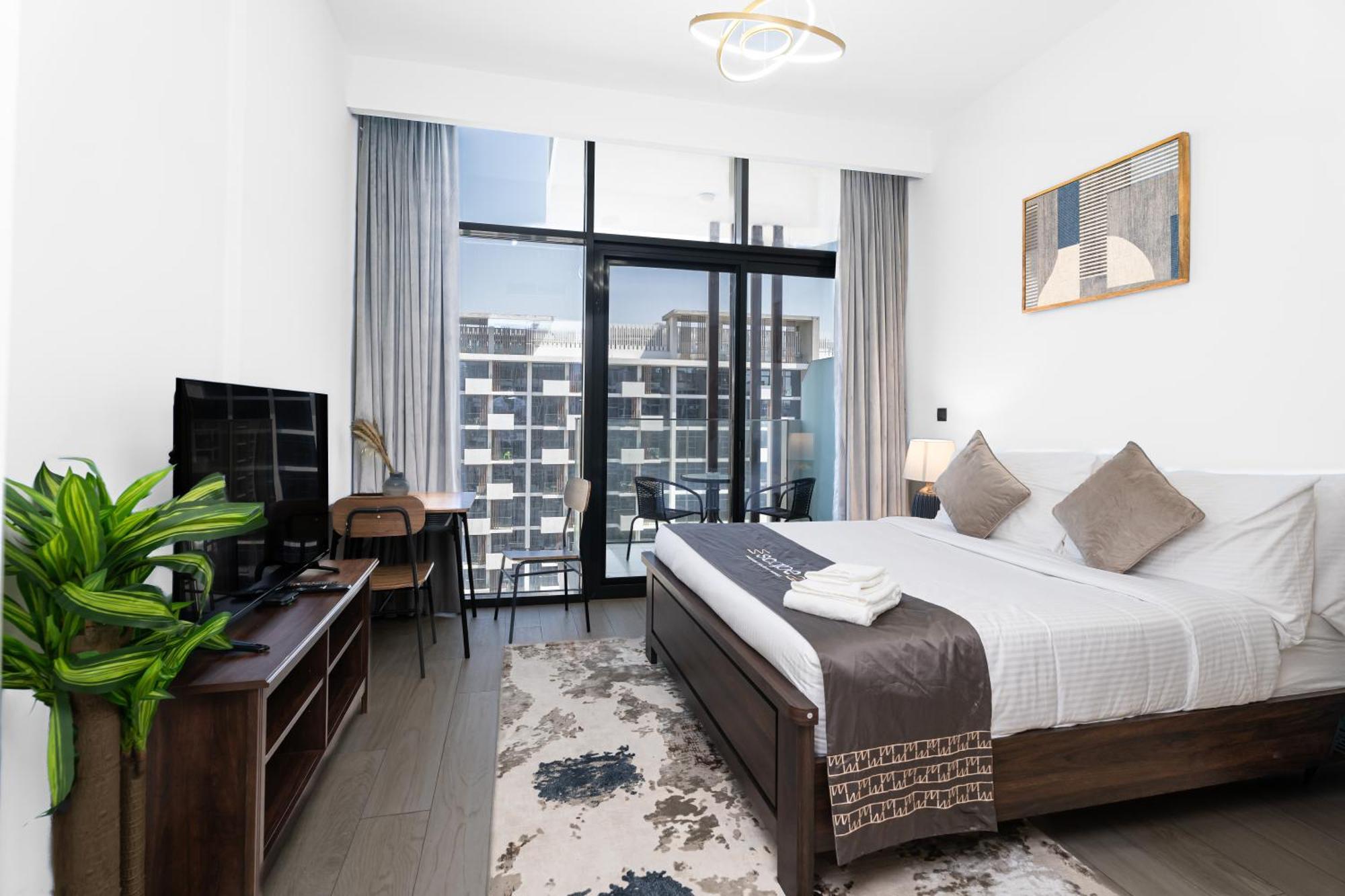 Escape24 Stylish Studio Azizi Riviera 8 Meydan One Dubaï Extérieur photo